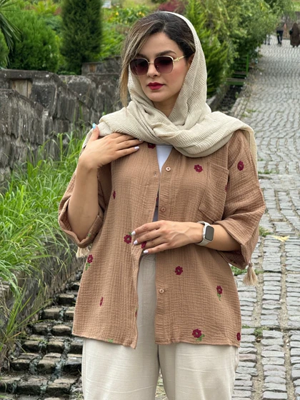 شومیز مانتویی تی تی