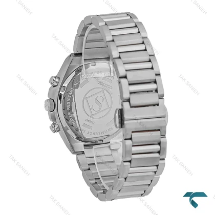ساعت سیکو Vip مردانه کورنوگراف سیلور صفحه سرمه ای Seiko-8818-G