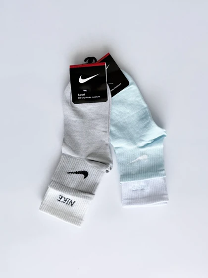 جوراب نیم ساق زنانه نخ پنبه دوکش نایک Nike