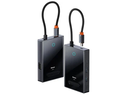 هاب تایپ سی 8 پورت بیسوس Baseus Focus Series 8 Port Type-C Hub Adapter WKYY030413