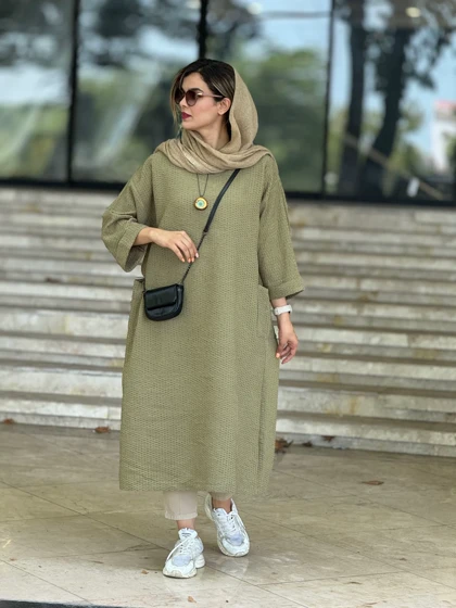 مانتو پیراهنی پونه