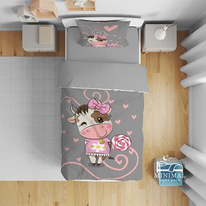 روتختی کودک طرح گاو و آبنبات مدل T5047