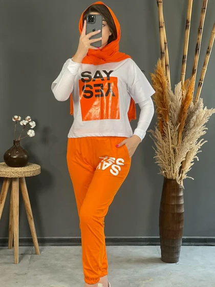 ست تیشرت شلوار سوپر پنبه 1138