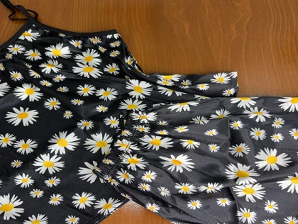 ست تاپ و شلوارک طرح گل 227