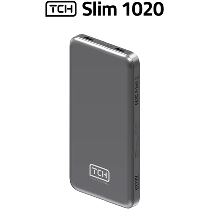 پاوربانک تی سی اچ TCH مدل Slim 1020 ظرفیت 10000 میلی آمپر 20 وات