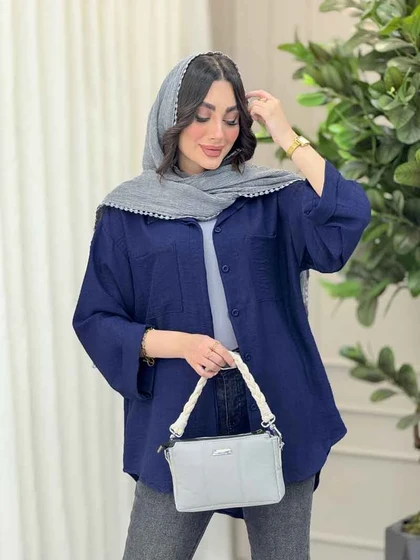 شومیز پشت دکمه رکسانا