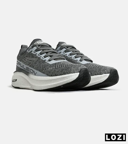 کفش کتانی طبی ورزشی طوسی SKECHERS Propulsion مدل 7886