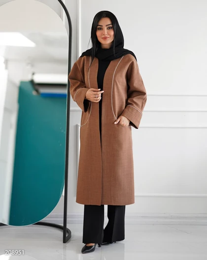 مانتو زنانه مدل بردین کد 2089
