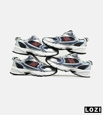 کفش کتانی مردانه و زنانه طوسی مشکی سرمه ای NEW BALANCE 530