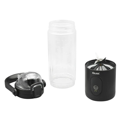 مخلوط کن شارژی کوئیک شش تیغه مدل Q9 ظرفیت 0.7 لیتر