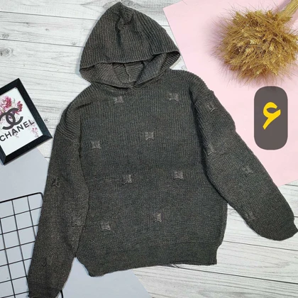 هودی بافت کلاه دار کد 50120