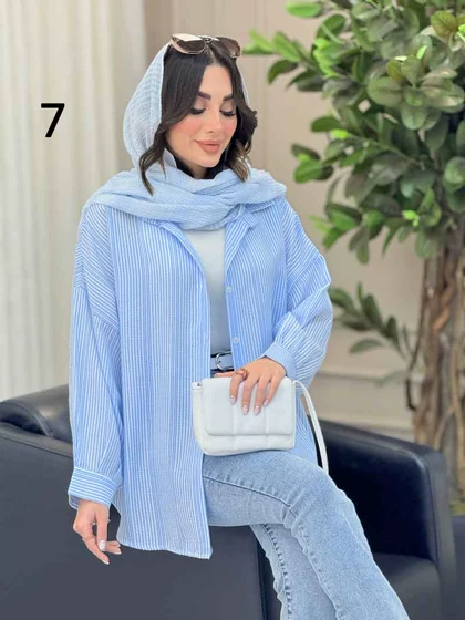 شومیز طرح دار دایانا
