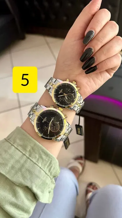 ست و تک ساعت زنانه مردانه سه موتوره سیکو VIP