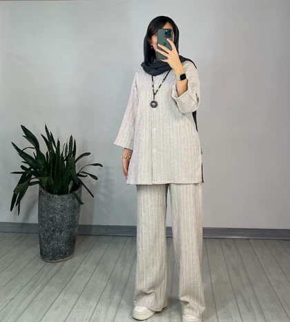 ست مانتو شلوار گیتی