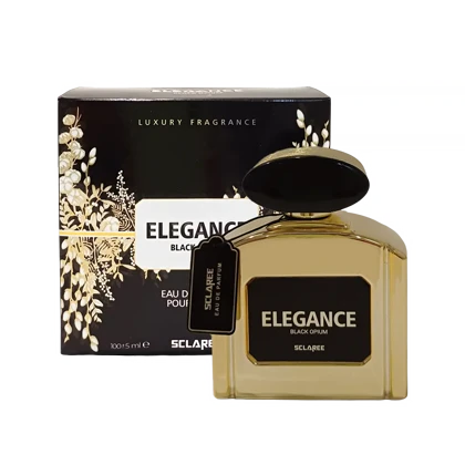 ادوپرفیوم اسکلاره الگنس Elegance زنانه حجم 100 میلی لیتر – رایحه Black Opium