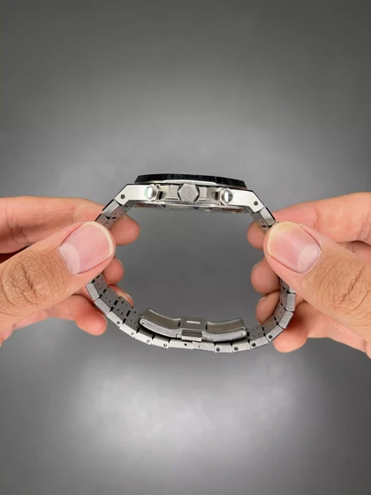 ساعت مچی اودمار پیگه کورنوگراف سیلور صفحه مشکی Audemars Piguet