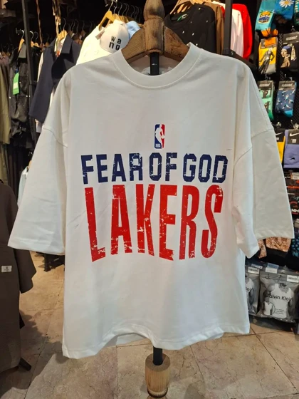 112356 - تیشرت پارچه ای ماکان LAKERS