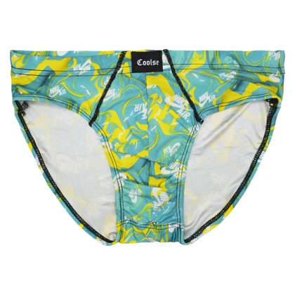 شورت اسلیپ مردانه کولسی مدل Nike-4C0323 سبز آدامسی