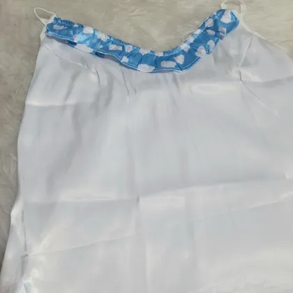 ست تاپ و شورت ساتن طرح ابر Gap کد 5086