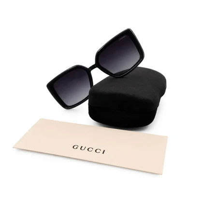 عینک آفتابی زنانه مدل گوچی Gucci با فریم مشکی