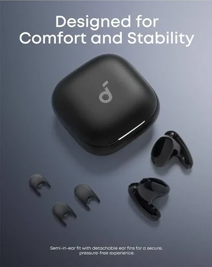 هندزفری بی‌سیم انکر Soundcore Liberty Buds مدل D1200 مشکی با ANC