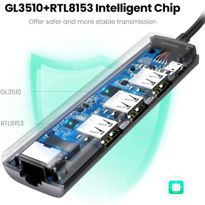 هاب یواس‌بی 5 پورت یوگرین CM266 60812