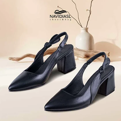 کفش زنانه چرم مجلسی کد 4034028