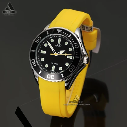 ساعت کیو اند کیو زرد Q&Q C72A-009PY