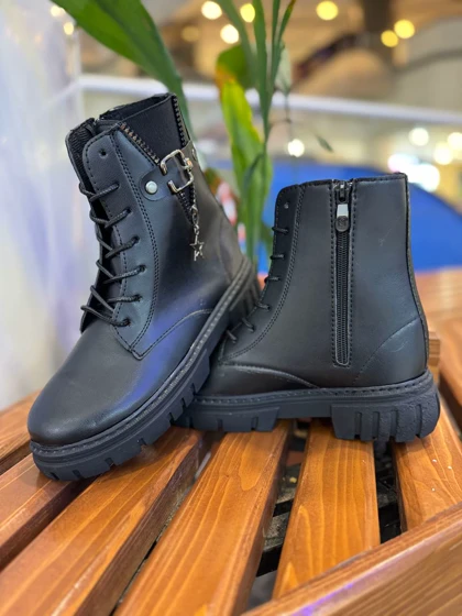 نیم بوت بغل زیپ 009