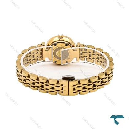 ساعت زنانه امپریو آرمانی مینی طلایی صفحه مشکی Armani-6681-L