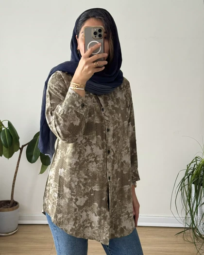 شومیز مانتویی لاریس