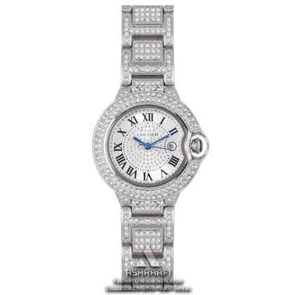 ساعت کارتیه بالن بلو Cartier Ballon Bleu Full Diamond-25
