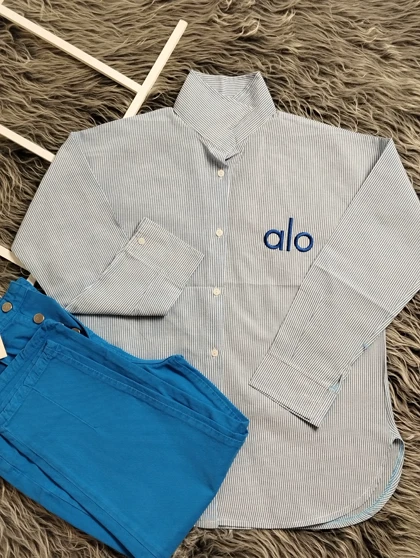 شومیز گلدوزی الو زنانه کد 403022