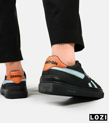 کفش کتانی کلاسیک مشکی آبی Reebok Classic Leather Review