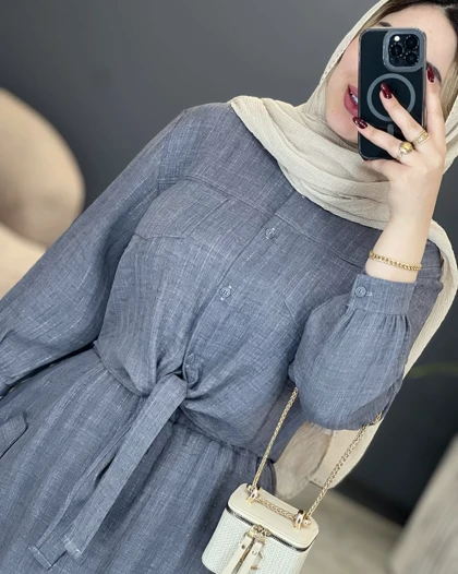 شومیز پاپیون مزونی شانتون
