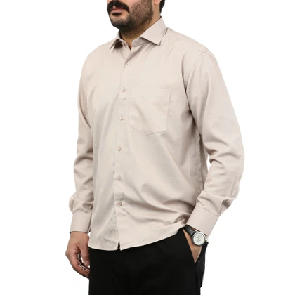 پیراهن جعبه‌ای ساده مردانه کارا مدل 38402198