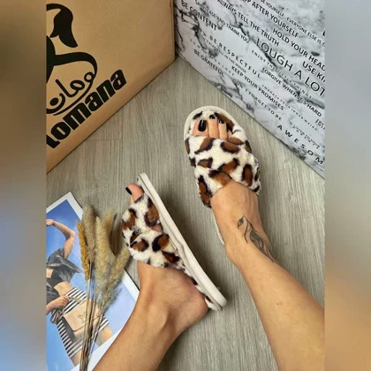 اسلیپر ضربدری پشمی _ 1318