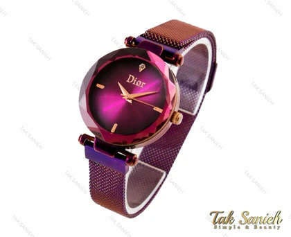 ساعت مچی دیور بنفش زنانه Dior-3398-L