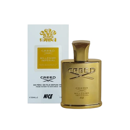 ادوپرفیوم نایس پاپت Nice مدل کرید امپریال میلسیم Creed Imperial Millesime حجم 30 میلی لیتر طرح مارک