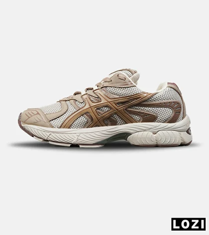 کفش کتانی مردانه و زنانه کرم قهوه ای ASICS Gel-Phoenix مدل 8537