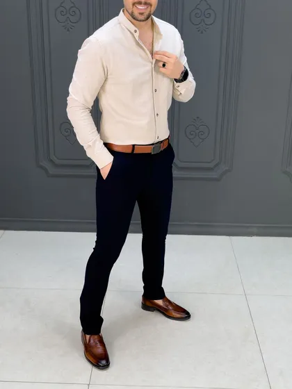 پیراهن 031419 AKOMOD کرم