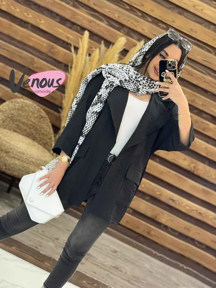 مانتو یقه انگلیسی دلتا
