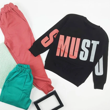 بلوز شلوار پسرانه مشکی