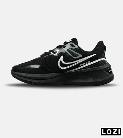 کفش کتانی مردانه و زنانه مشکی نایک NIKE air zoom Free Run مدل 8786