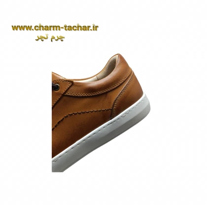کفش ونس مردانه چرم طبیعی کد si 8
