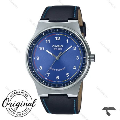 ساعت کاسیو MTP-RS105L-2BV مردانه سولار صفحه سرمه ای Casio-10392-G