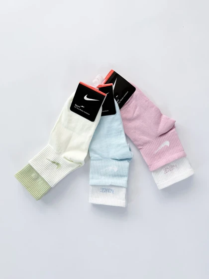 جوراب نیم ساق نخ پنبه دوکش نایک Nike