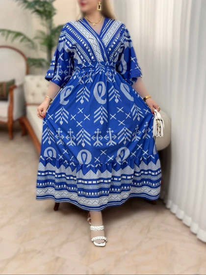 پیراهن فلور منا 2739