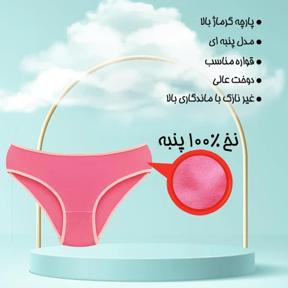 شورت زنانه ماییلدا مدل پنبه‌ای کد 4830-3-2 بسته 3 عددی