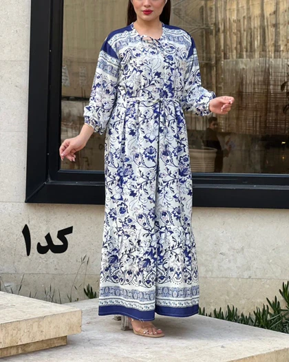 پیراهن فلور ارکیده 6115